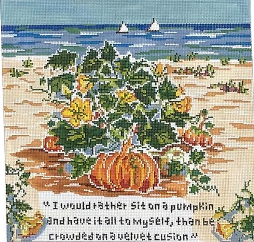 Cooper Oaks Design - Thoreau Pumpkin Quote