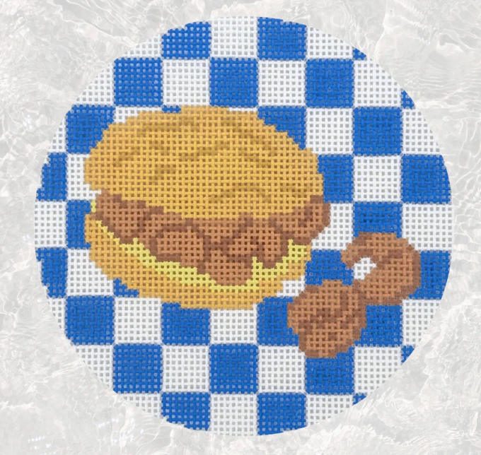 Lookout Needlepoint - Shrimp Burger