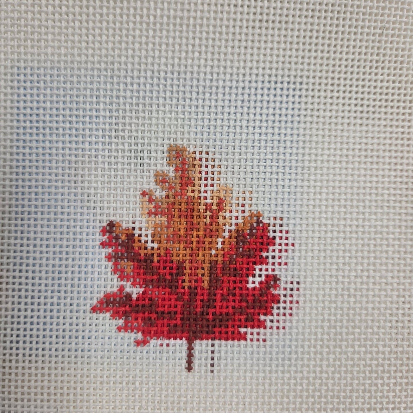 Maple Leaf Needlepoint Canvas