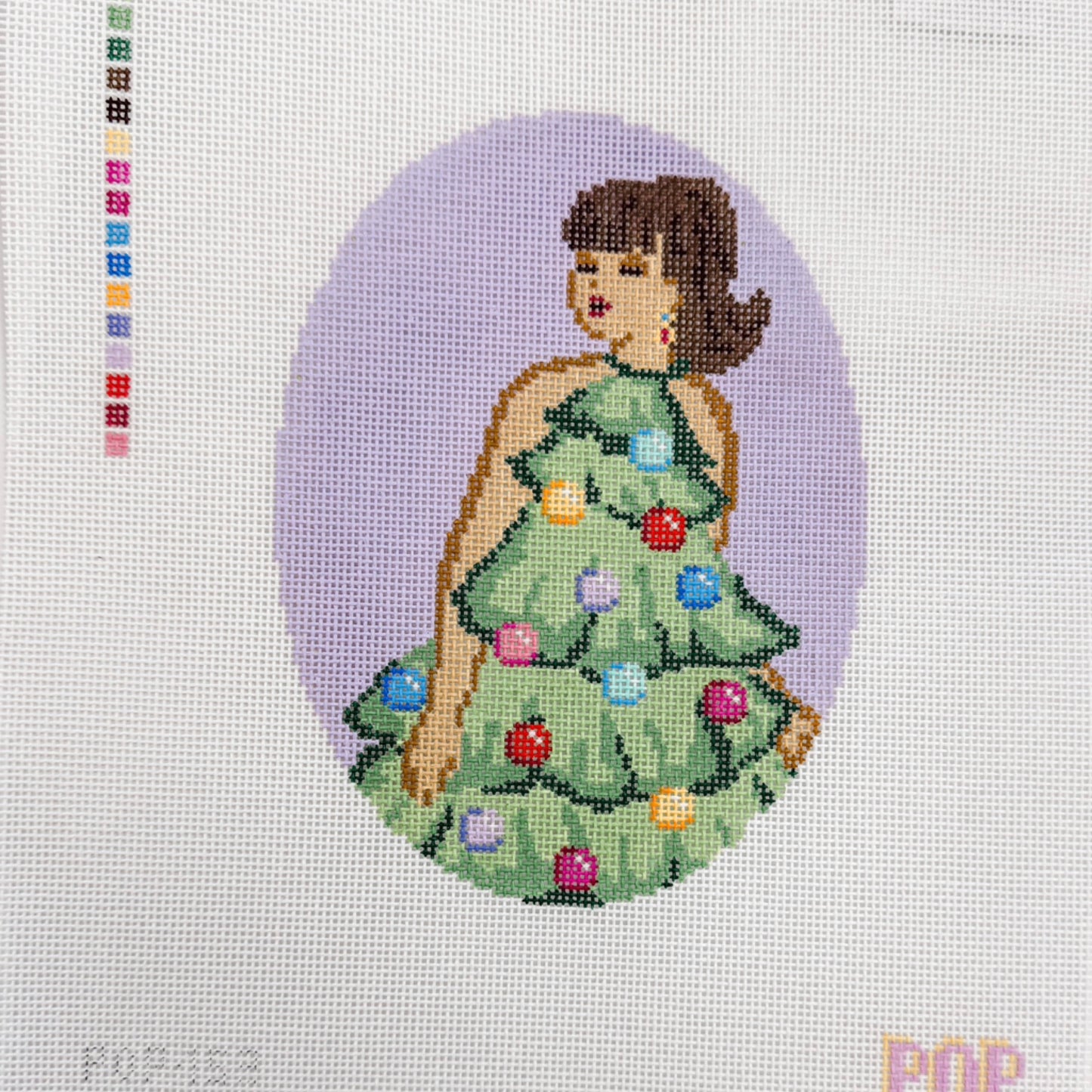 Pop Needle Arts Retro Christmas Dress