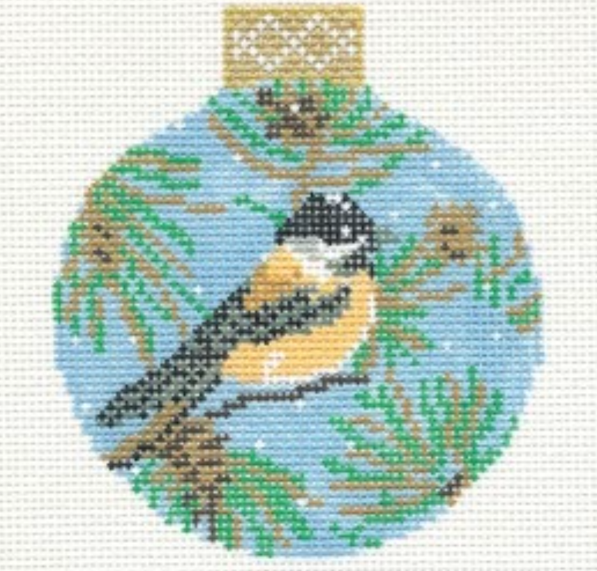 Whimsy and Grace - Chickadee Ornament