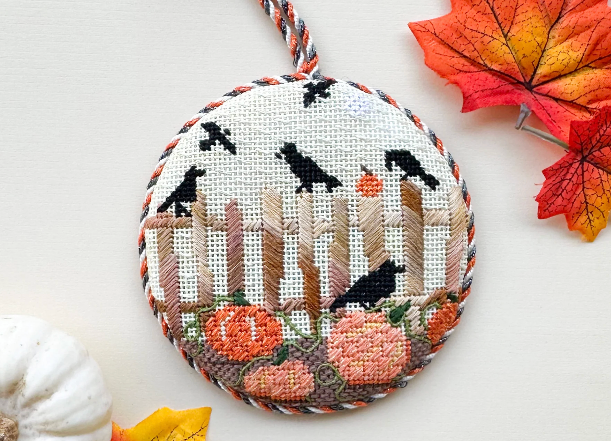 Stitch Style - Crows on Fence
