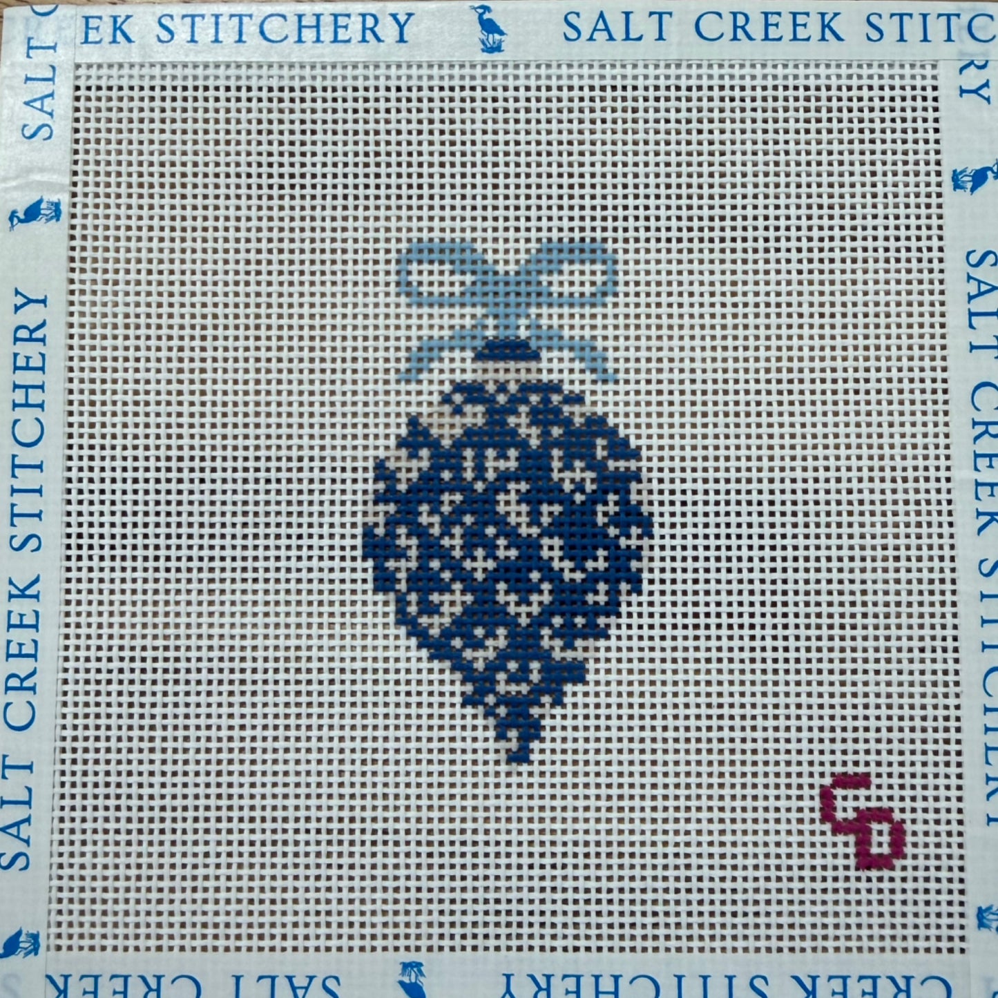 Cotswold Design Co Blue Etoille Ornament
