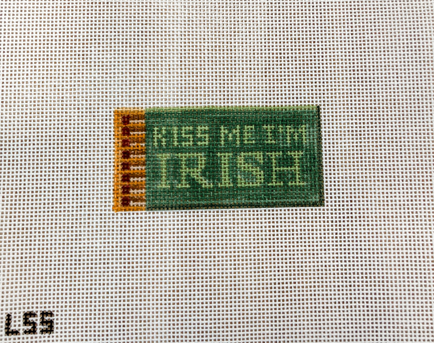 Let's Stitch Studio Kiss Me I'm Irish Matchbox