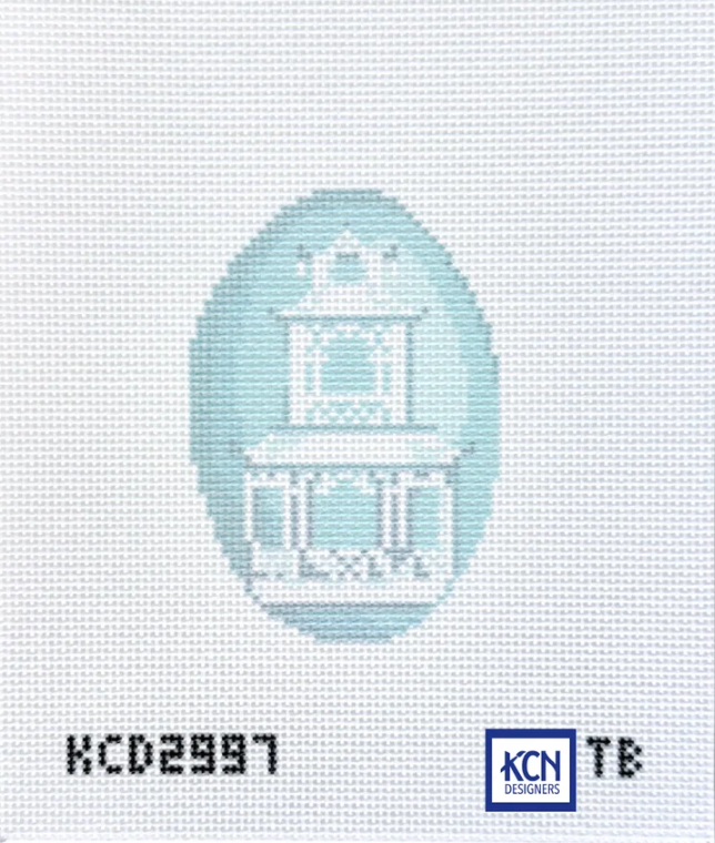 Taylor Beach Designs - Wedgewood Oval with Pagoda