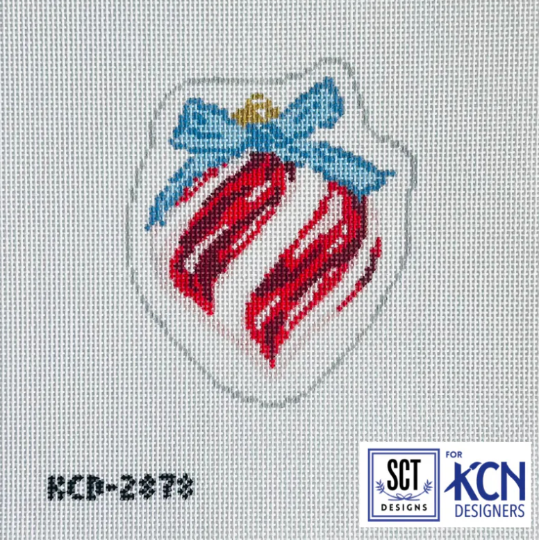 SCT Designs - Striped Glass Ornament