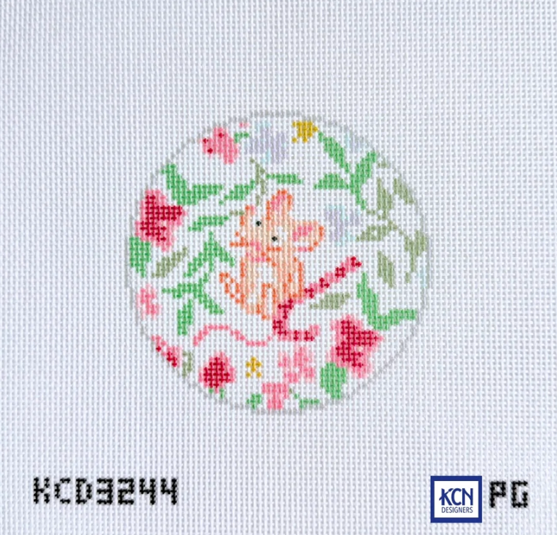 Pearly Gates - Mouse with Candy Cane Round