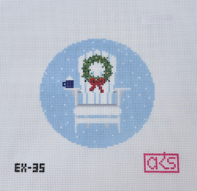 Ann Kay Studio - Adirondack Chair Winter