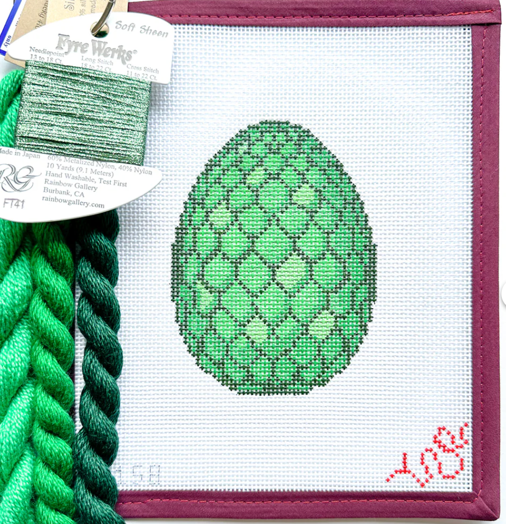 Spellbound Stitchery Dragon Egg Green
