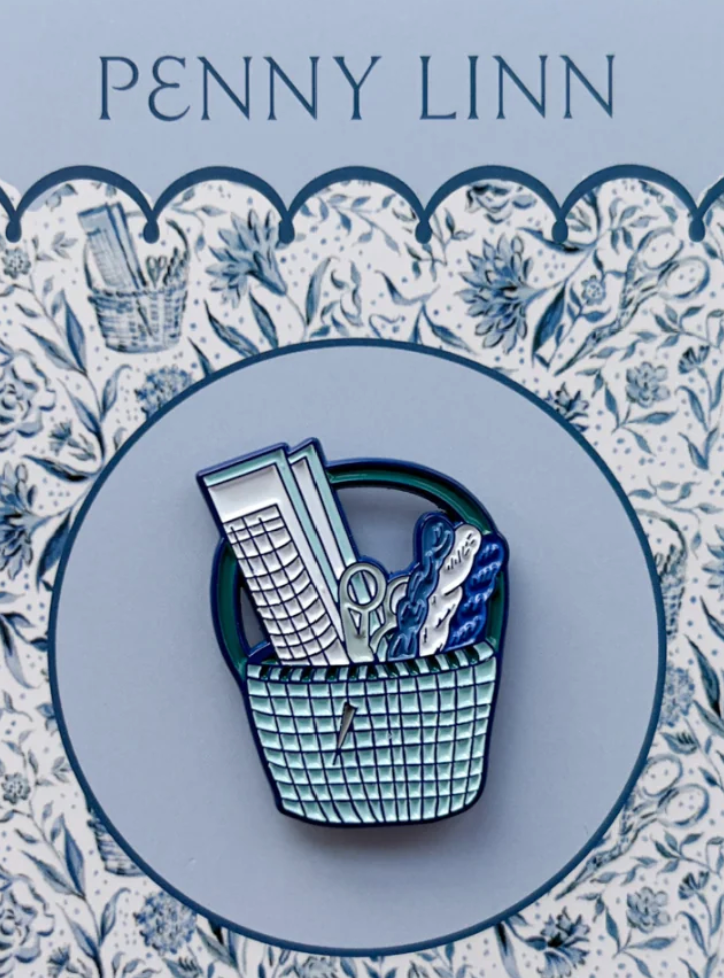 Penny Linn - Needlepoint Basket Needle Minder