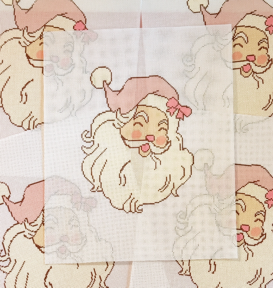 Cotswold Designs Pink Bow Santa
