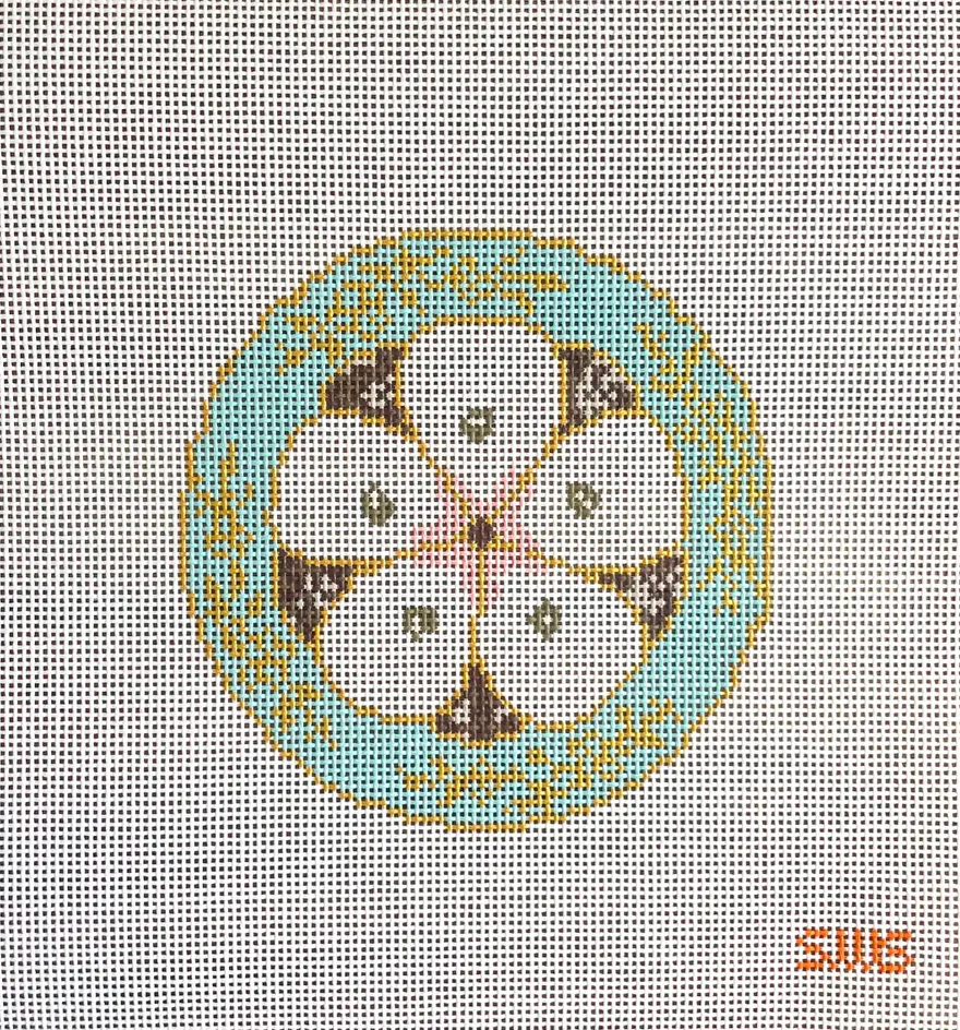 Stitching With Stacey - Turquoise Oyster Plate