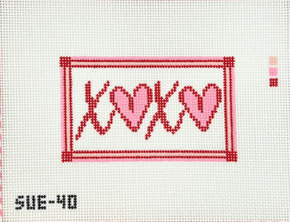 The Stitching Sue - XOXO Stripes