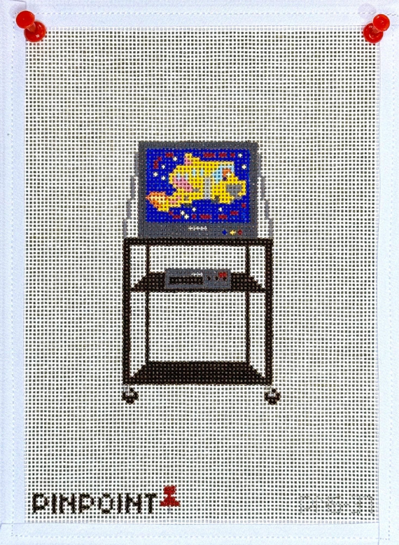 Pinpoint Needlepoint - Magic School Bus Classroom TV