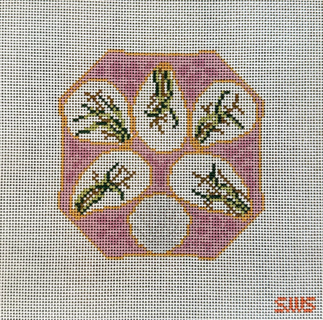 Stitching With Stacey - Mauve Oyster Plate