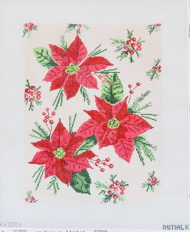 Initial K - Large Poinsettia