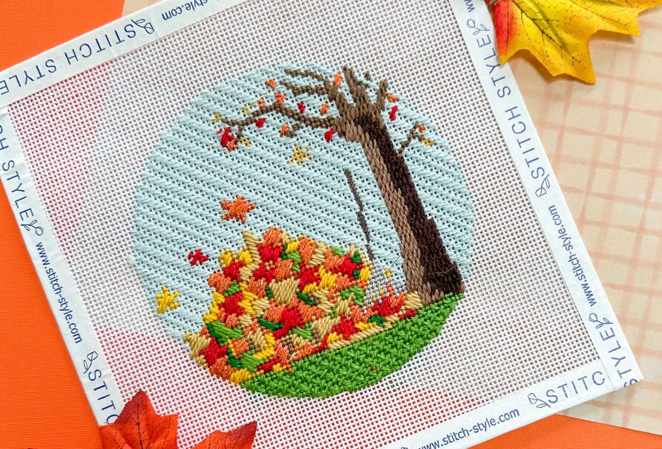 Stitch Style - Leaf Raking