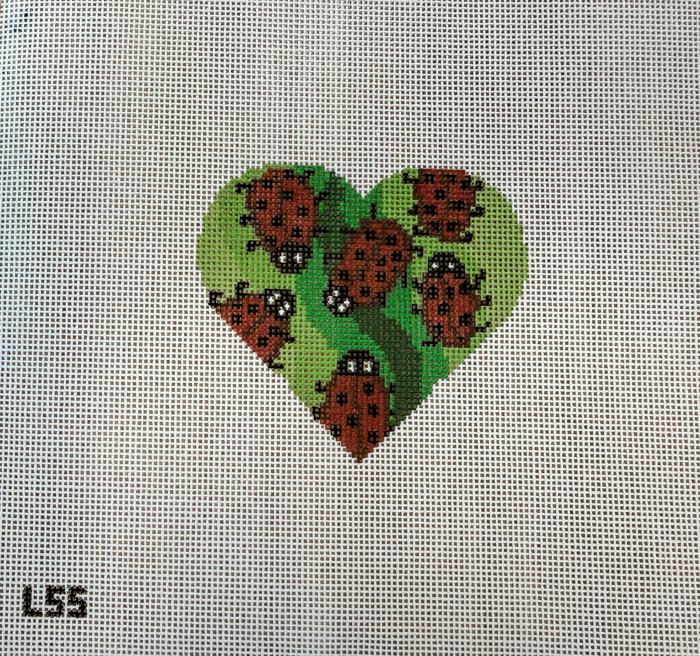 Let's Stitch Studio Ladybug Heart