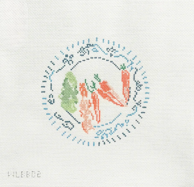 With Love by Bug Blue and White Veggie Plate