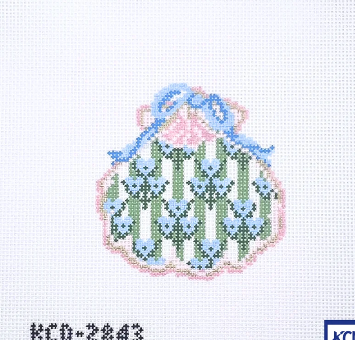 KCN Designs - Block Print Gilded Scallop