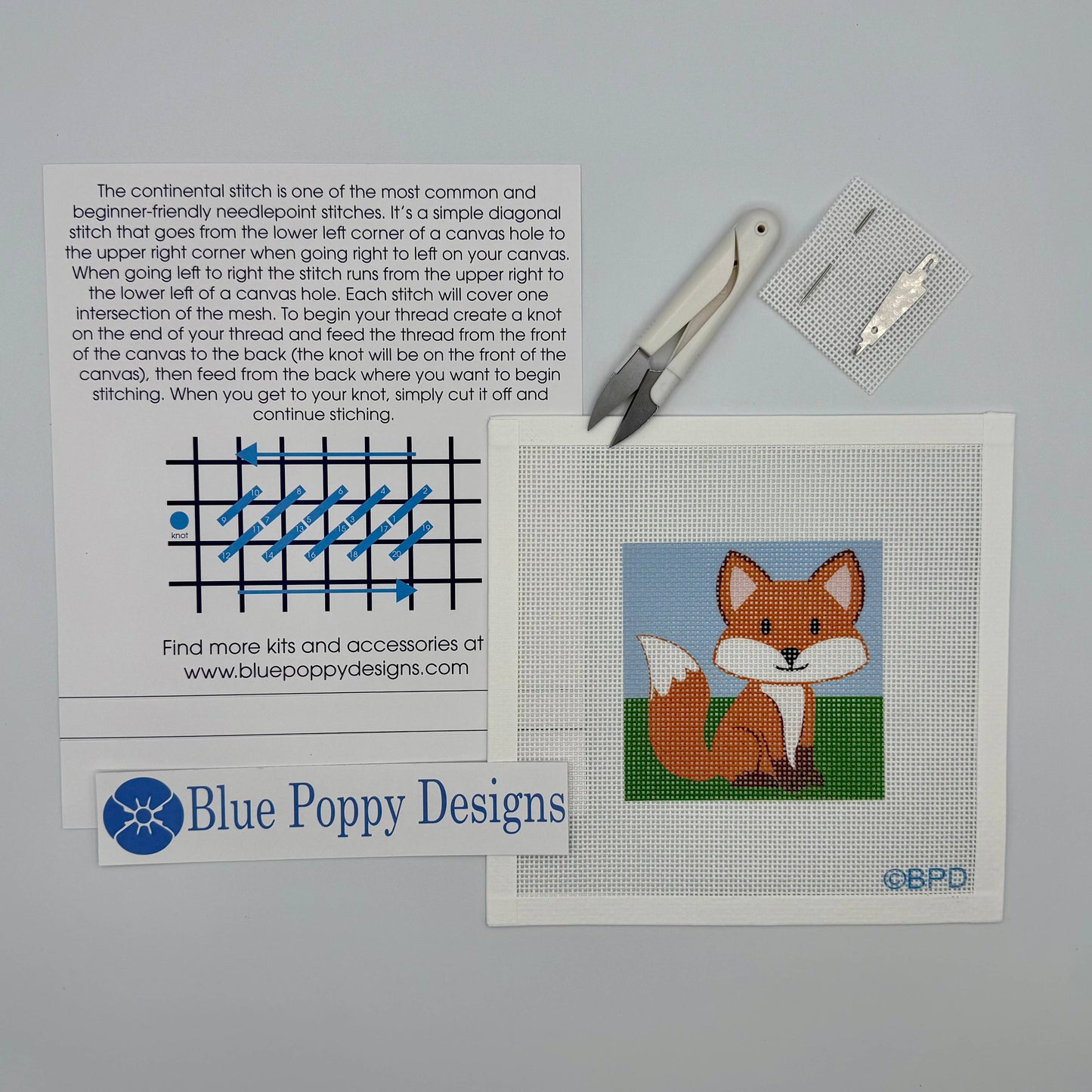 Fox Needlepoint Kit