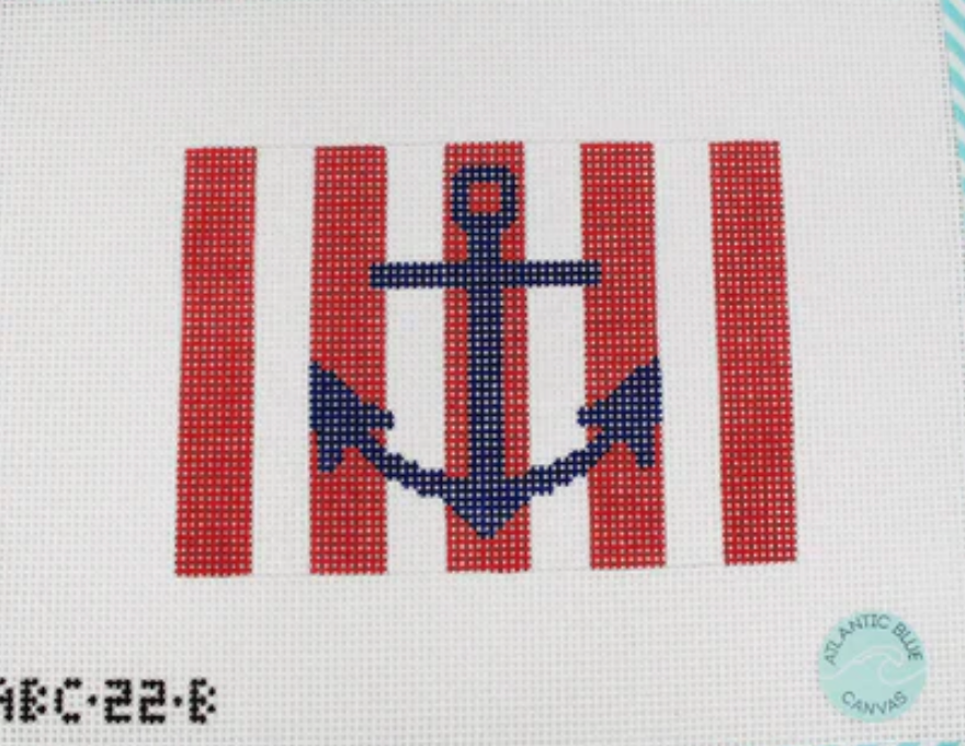 Atlantic Blue Canvas Patriotic Anchor Navy