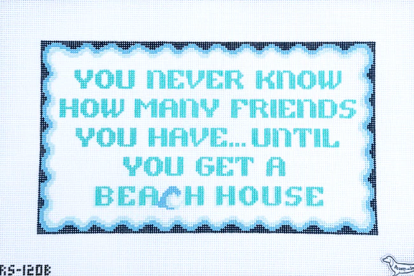 Rooney and Stitch - Beach House Pillow