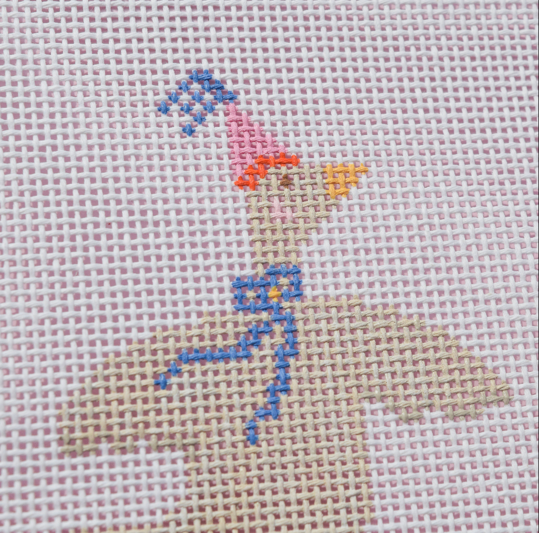 Party Animals - Goose Needlepoint Canvas