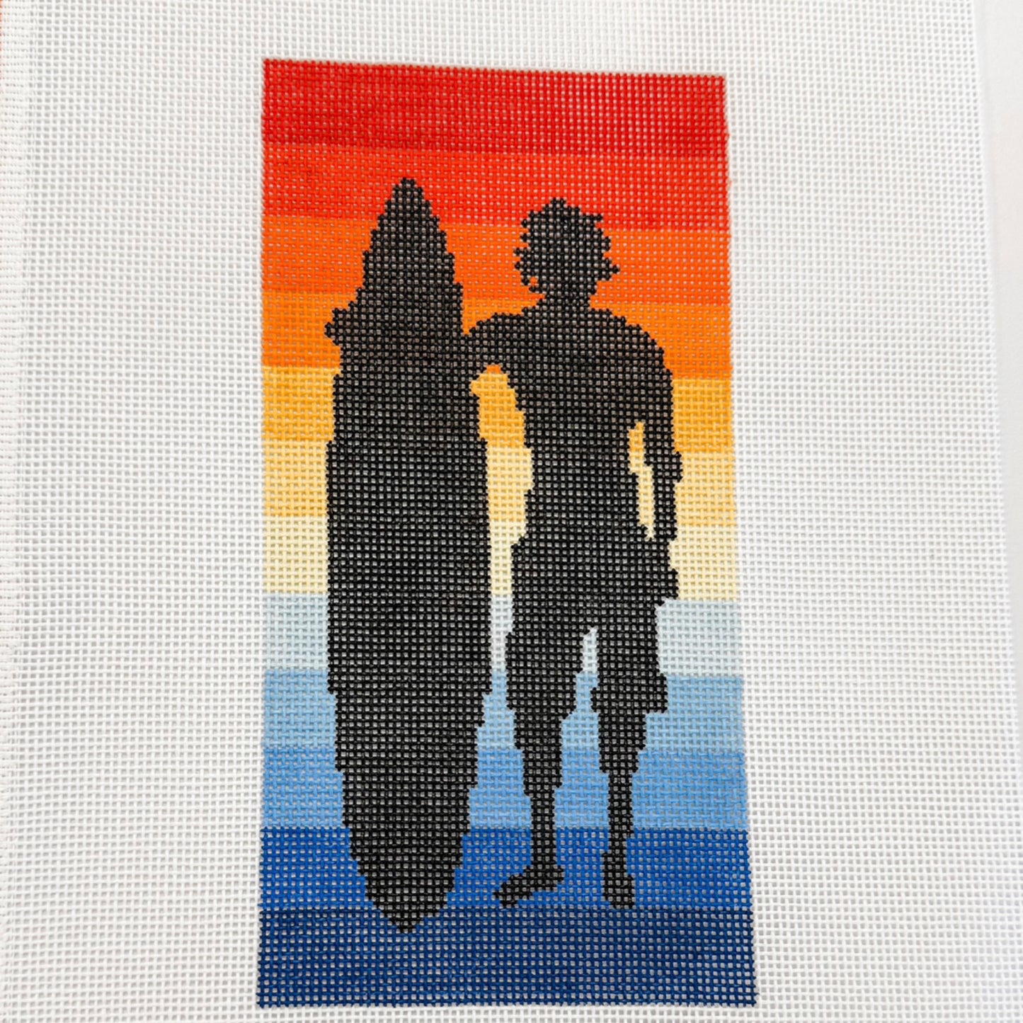 Pip and Roo Surfer Sunset
