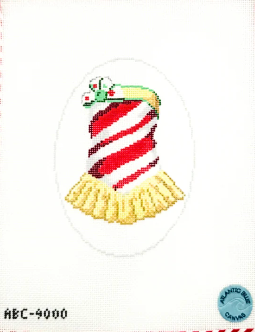 Atlantic Blue Canvas -Candy Cane Dress