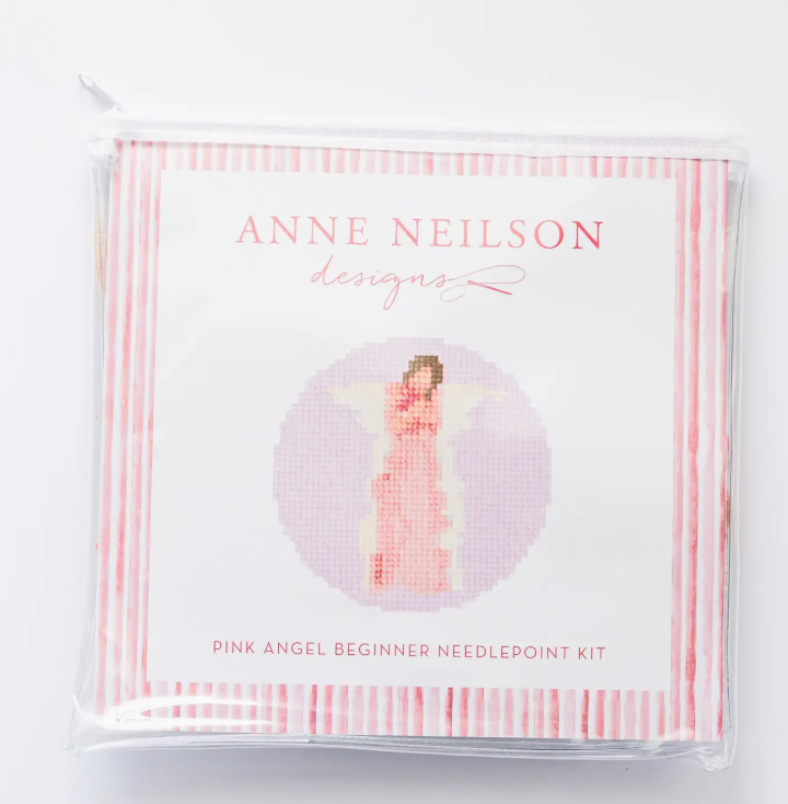 Anne Neilson - Pink Angel Beginner Needlepoint Kit