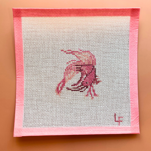Glitter Fish Needlepoint Canvas