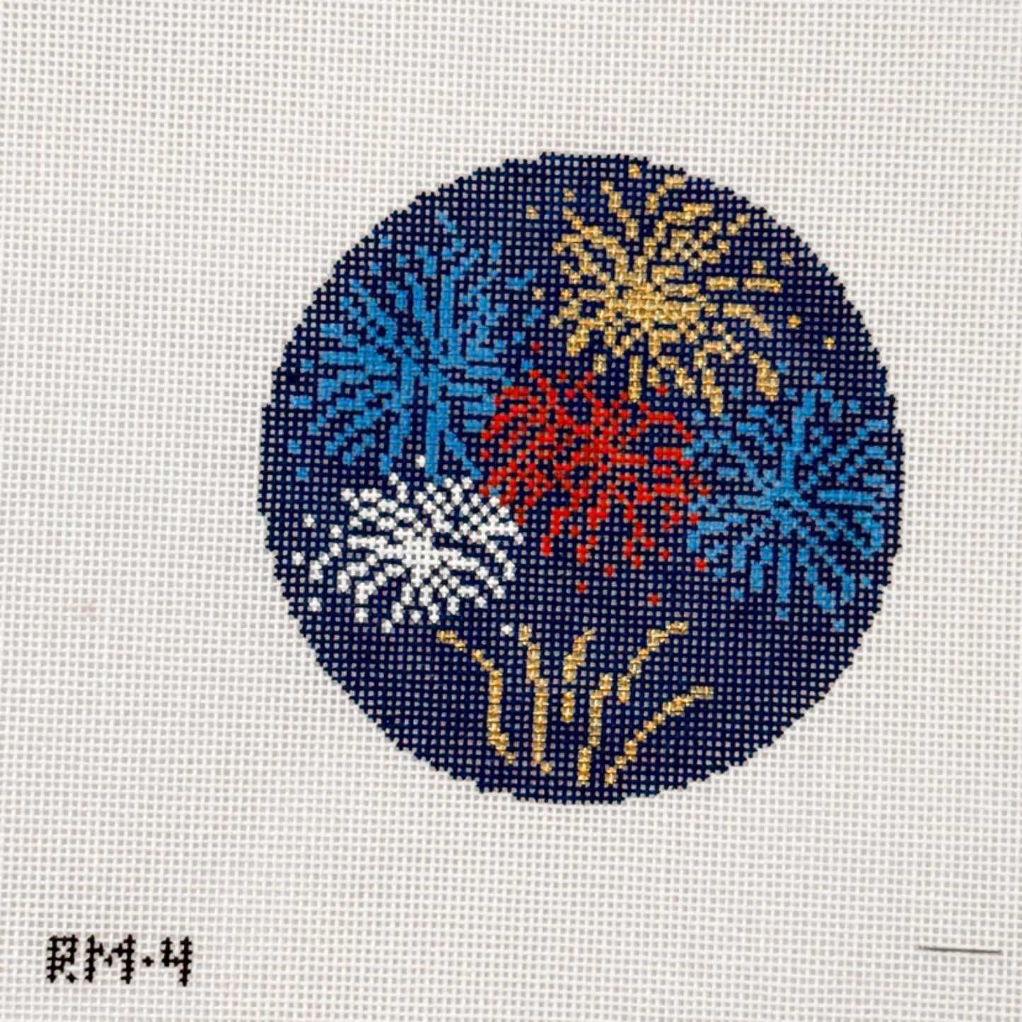 Lookout Needlepoint Fireworks