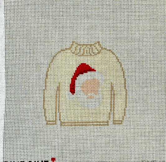Pinpoint Needlepoint - The Santa Claus 2 Turtleneck