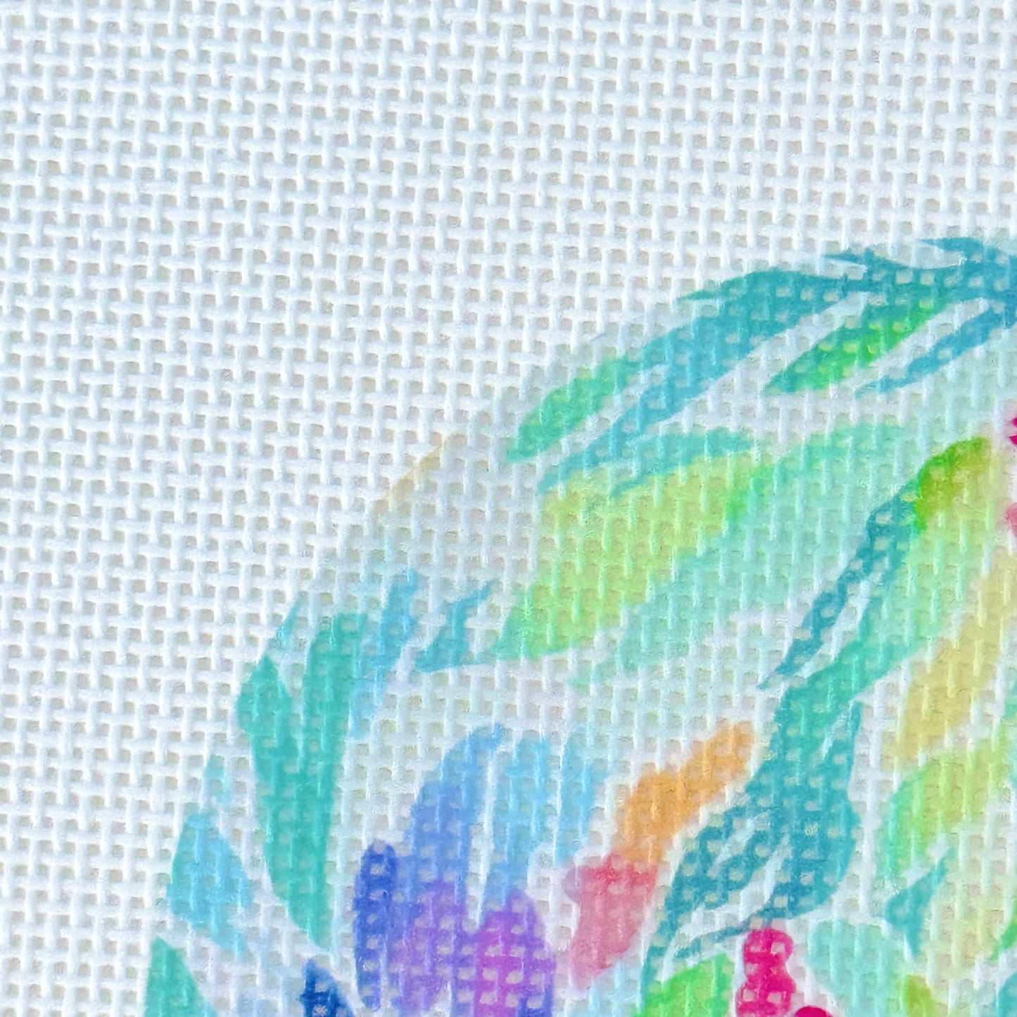 Cotswold Design Co Floral Round Ornament Needlepoint Canvas 8x8