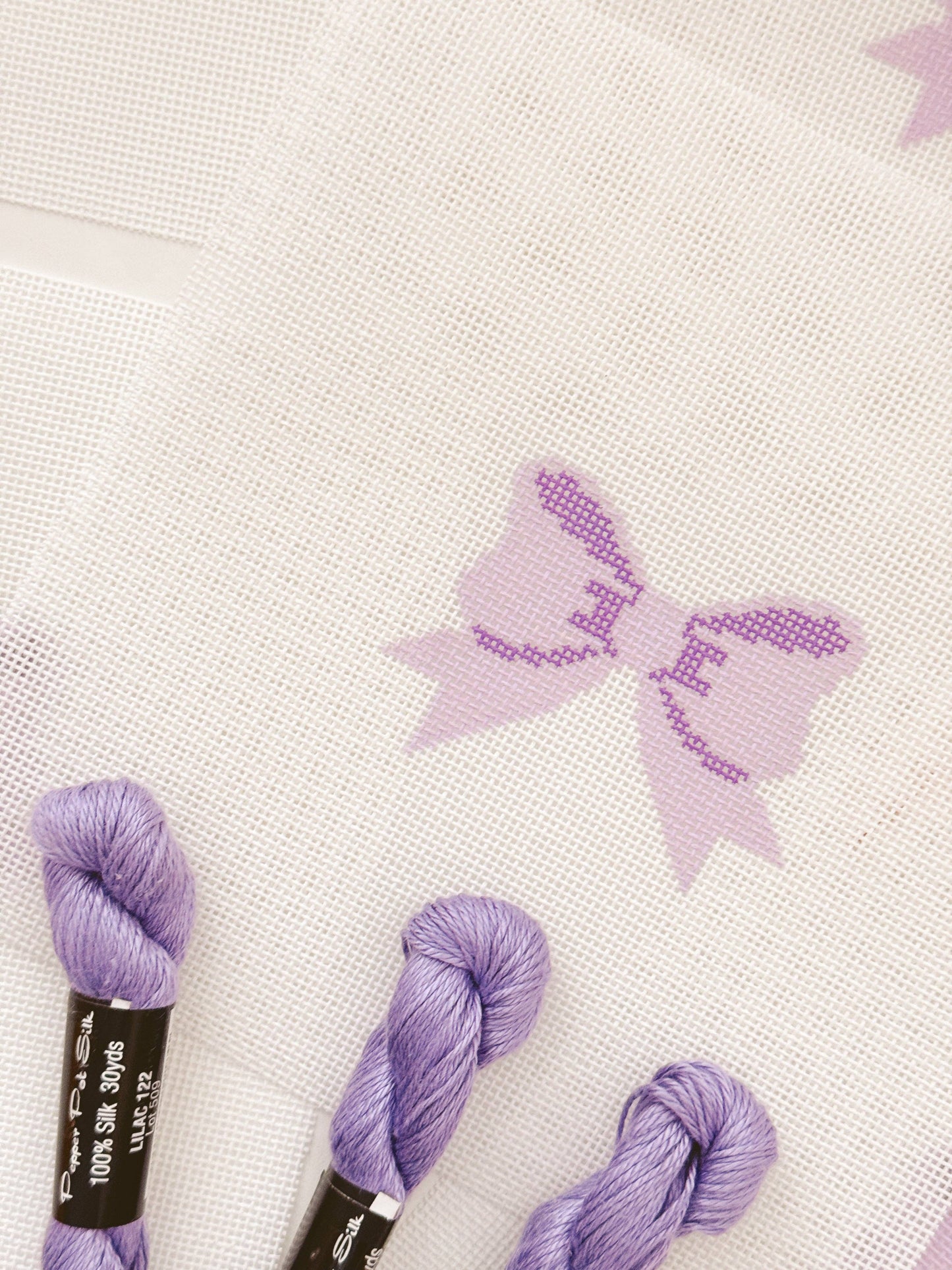 Purple Bow Coquet