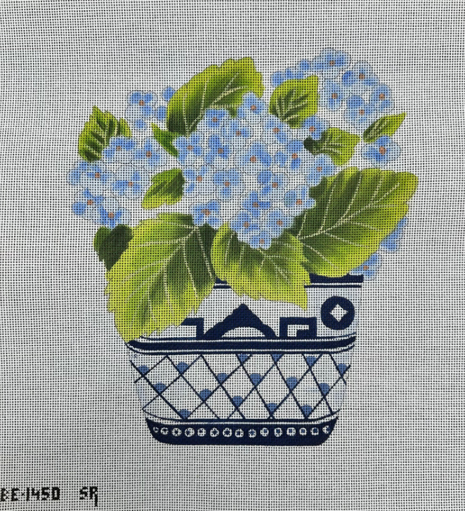 Susan Roberts - Shaped Hydrangea in Willowware