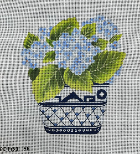 Susan Roberts - Shaped Hydrangea in Willowware