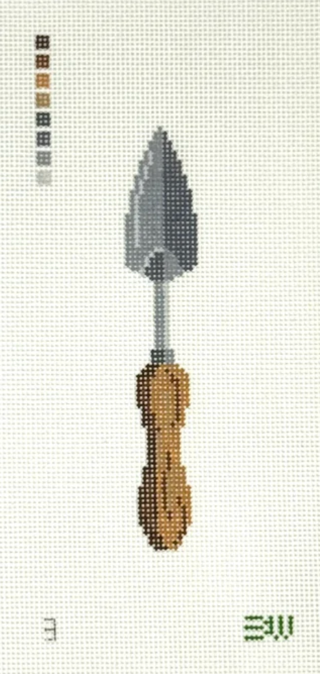 Bateswood Needlepoint - Shovel with Wood Handle