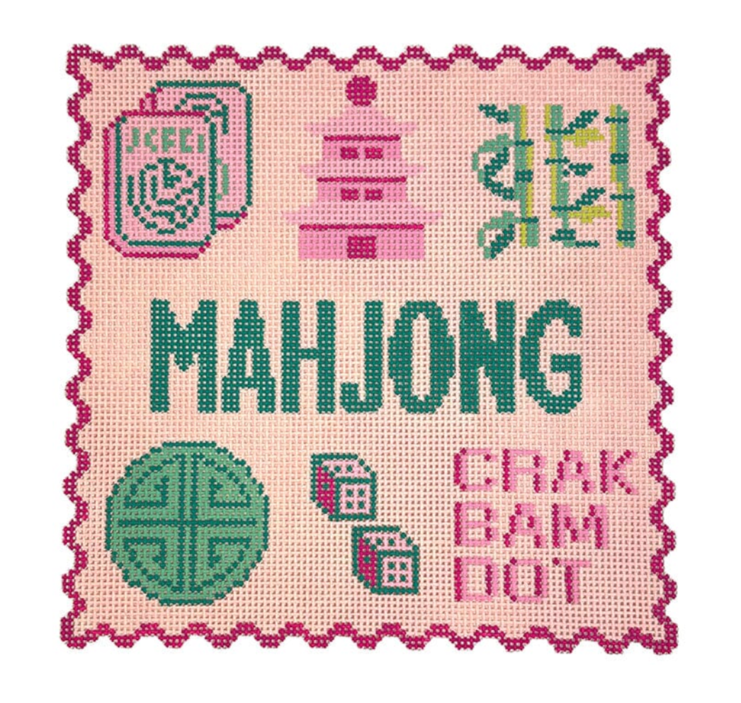 The Painted Stitch - Mahjong