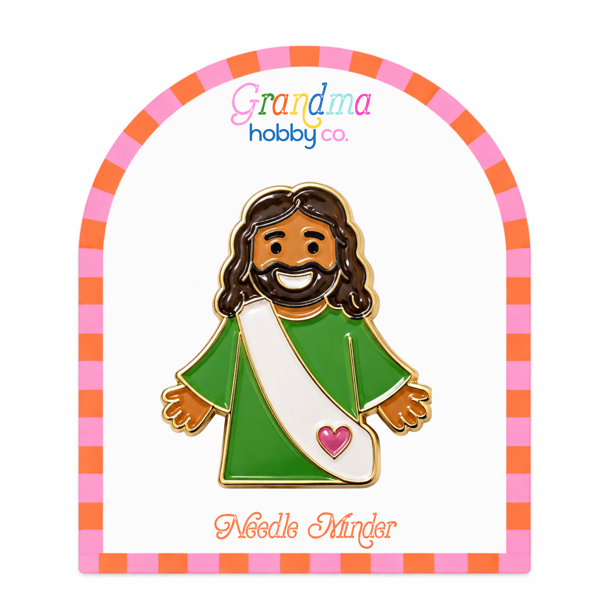 Needle Minder for Needlepoint & Cross Stitch | Mini Jesus
