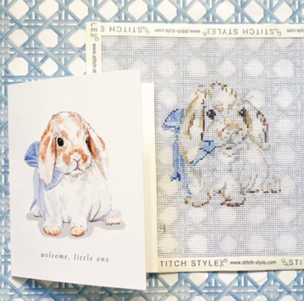 Emily Quigly - Bunny with Blue Bow