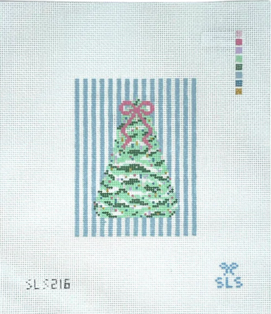 SLS Needlepoint - Pastel Christmas Tree