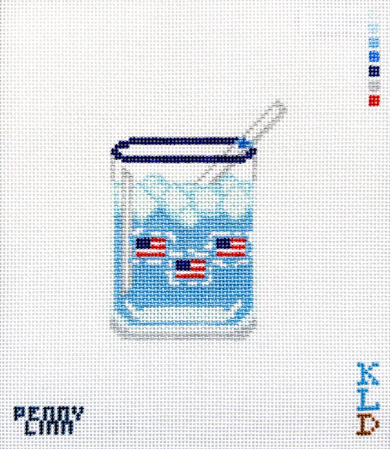 Kaitlin Lane Designs - Flag Icon Juice Glass