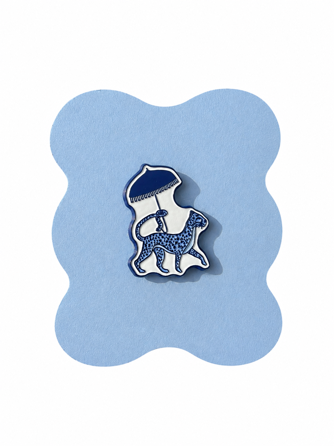Blue Cheetah Needle Minder