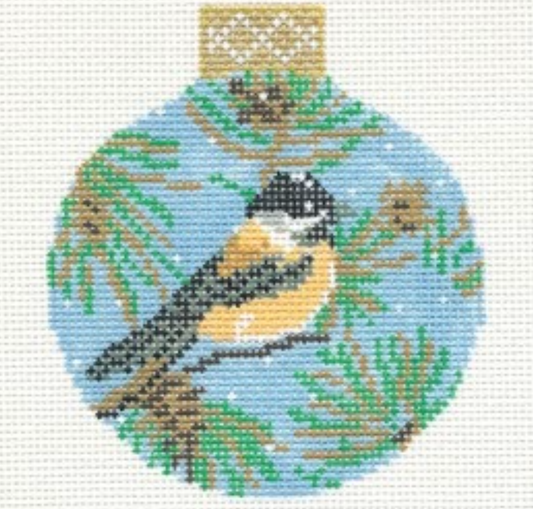Whimsy and Grace - Chickadee Ornament
