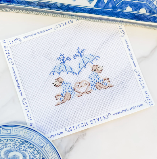 Stitch Style - Monkeys with Parasols