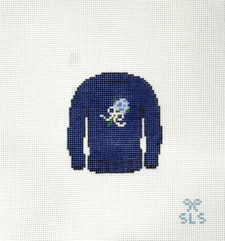 SLS Needlepoint - Hydrangea Sweater