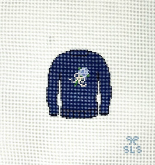 SLS Needlepoint - Hydrangea Sweater