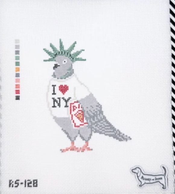 Rooney and Stitch - NYC Pigeon